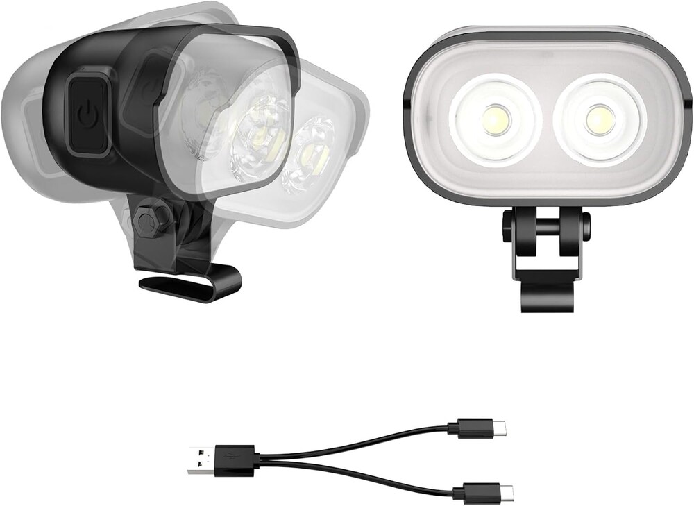 COSOOS Original 2 Rechargeable Headlights for Shoe Charms,Rechargeable Flashlight Attachment for Shoe Accessory Kids Boy Girl Women Men Sandal,Clip on Clog Headlamp Shoe Decoration Charm for Shoe