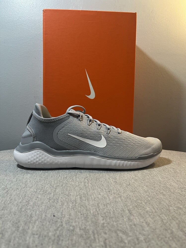 Nike Free RN 2018 Wolf Grey/White-Volt Athletic Men’s Shoe Size 9.5 942836 003
