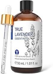 HIQILI Lavender Essential Oil 30mL - 100% Pure Undiluted for Diffuser, Sleep, Skin & Hair - Therapeutic Grade, GC/MS Tested, IFRA Certified