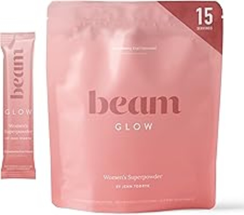 Beam Glow Hormone Balance Supplement for Women – Cortisol Supplement for Women, PMS Relief Supplement, Perimenopause & PCOS Support, Womens Vitamins, Thyroid Support with Ashwagandha & Selenium