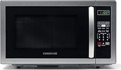Farberware 1.1 Cu. Ft. Countertop Microwave Oven – 1000 Watts Power, Auto Cook Settings, Defrost, Easy Clean and Child Safety Lock - Stainless