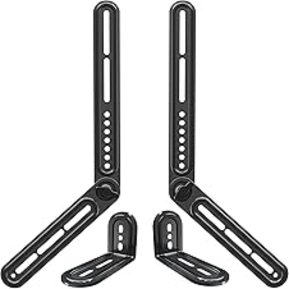 Mounting Dream Soundbar Mount Bracket for Mounting Above or Under TV, Fits Most Sound Bars Up to 15 Lbs, Sound bar Mount with Detachable Long Extension Plates MD5420, US-Based Customer Service