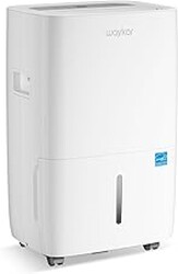 Waykar 80 Pints 2025 Energy Star Dehumidifier for Spaces up to 5,000 Sq. Ft for Basement and Home, Large Room with Drain Hose and 1.14 Gallons Water Tank