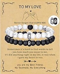 RANKEEF Tiger Eye Bracelet For Men 8MM Natural Stone Stretch Adjustable Black Crystal Beaded Bracelet for Men Women Gifts