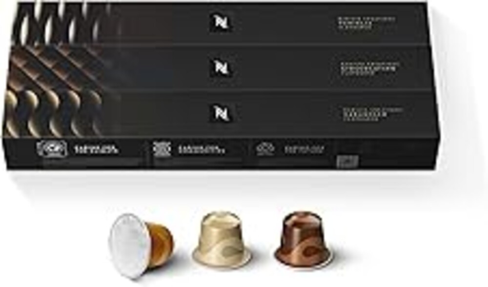 Nespresso Capsules Original Line, Barista Flavored Pack, Medium Roast Espresso Coffee, 30 Count Espresso Coffee Pods