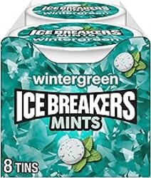 ICE BREAKERS Wintergreen Sugar Free Mints Tins, 1.5 oz (8 Count)