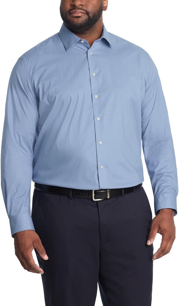 Calvin Klein Men's Dress Shirt Non Iron Stretch (Big and Tall)