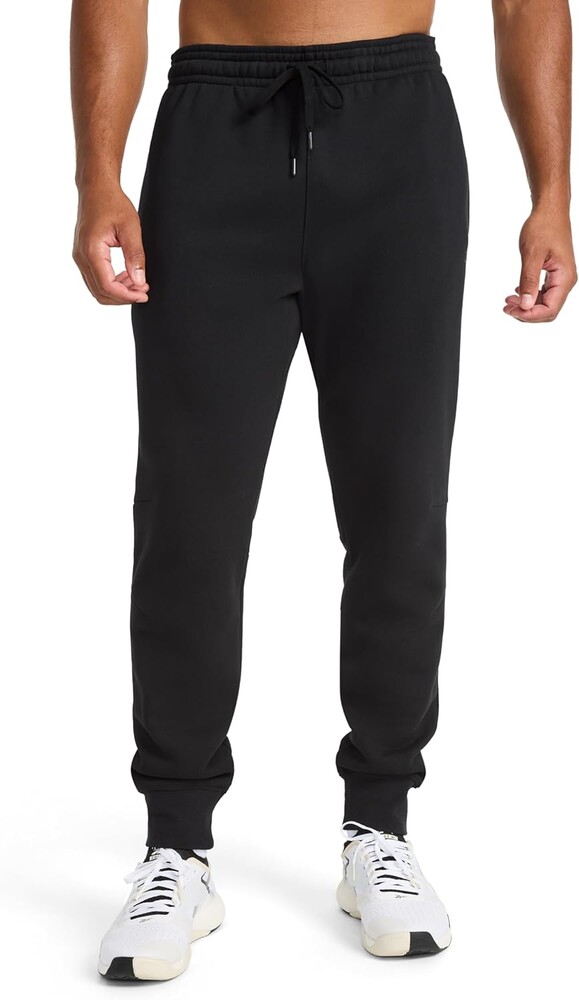 Reebok Men's Motion Core Fleece Motion Jogger, Standard Fit, 30” Inseam, Midweight Cotton-Poly Fleece Blend Fabric