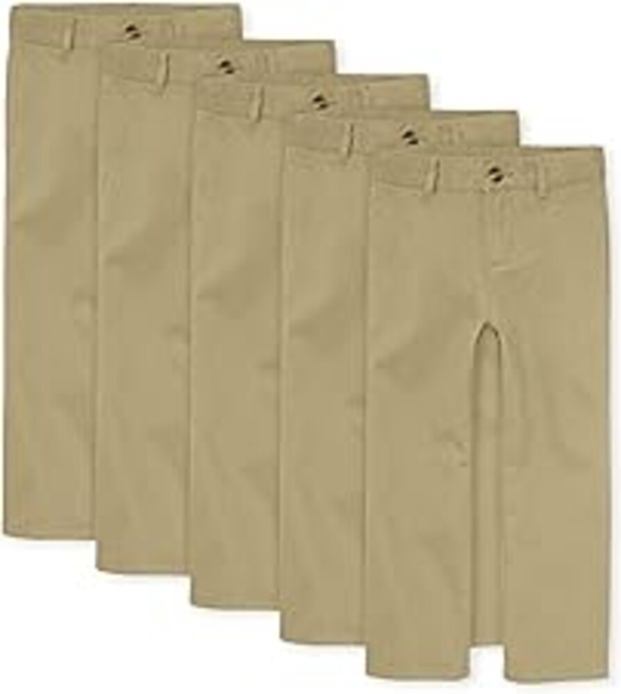 The Children's Place Boys' Stretch Relaxed Straight Chino Pants, Multipacks