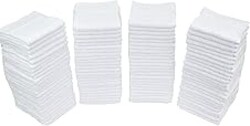 Simpli-Magic 79171 Terry Cleaning Cloths, 12"x12", White, 50 Pack