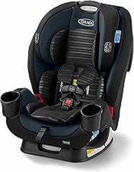 Graco TriRide 3-in-1 Reclining Car Seat, Clybourne - Rear & Forward Facing Car Seat, Highback Booster, Adjustable Headrest
