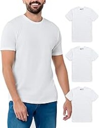INTO THE AM Mens T Shirts Soft Cotton Blend Crew Neck Tee S - 4XL Athletic Fit Plain Casual T-Shirt for Men