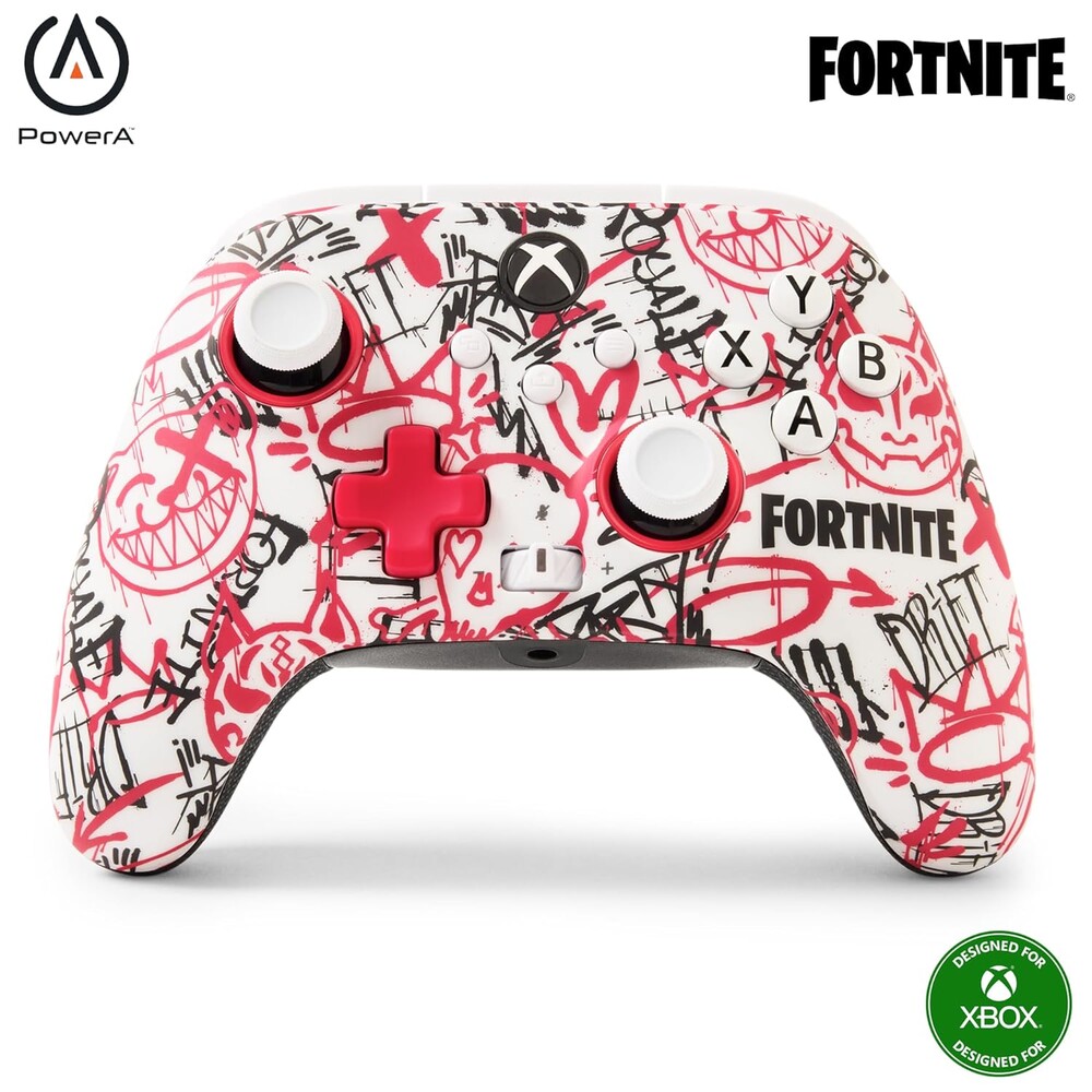 PowerA Wireless Controller for Xbox Series X|S - Fortnite SE, bonus virtual item included, hall effect thumbsticks, low latency wireless, officially licensed, works with Xbox One and Windows 10/11