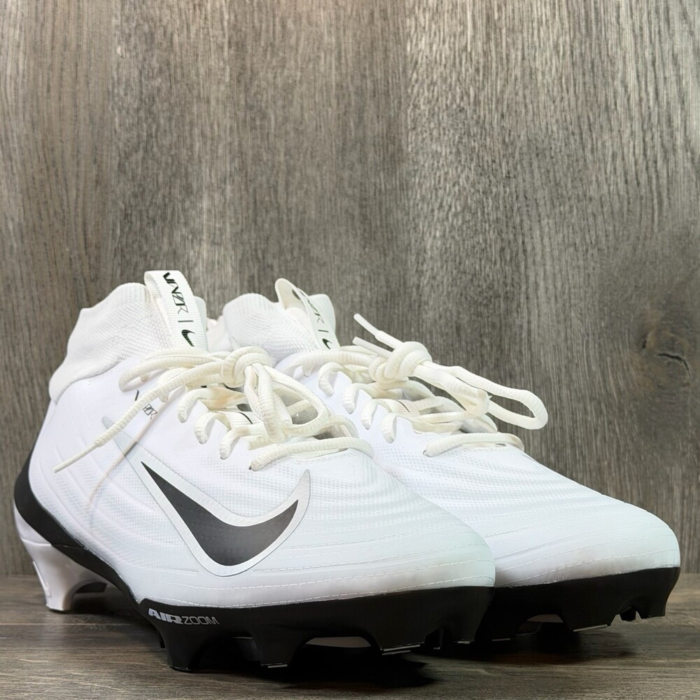 Nike Vapor Pro 1 Football Cleats Men's Size 11.5 White IB2495-105