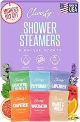 Cleverfy Shower Steamers Aromatherapy - Mother’s Day Gifts for Mom from Son or Husband - Birthday Gifts for Women, Wife, Grandma, Daughter, Sister, Teens & Girlfriend – 6 Tablets