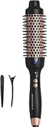 Wavytalk Updated Version Thermal Brush for Blowout Look, Blowout Express 1.5 Inch Ionic Thermal Round Brush Makes Hair Smoother Get Natural Curls, Dual Voltage, Easy to Use
