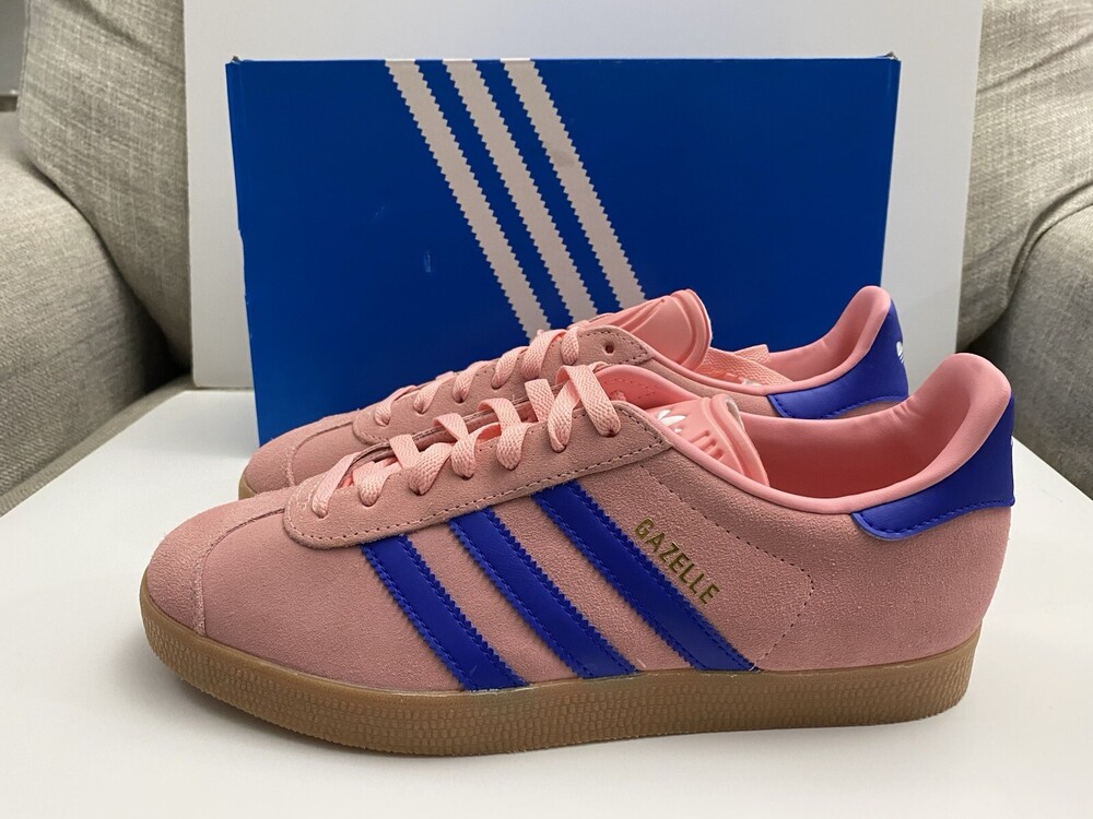 Adidas Gazelle Semi Pink Spark Men’s Size 9 Casual Lifestyle Shoes JI2077 New