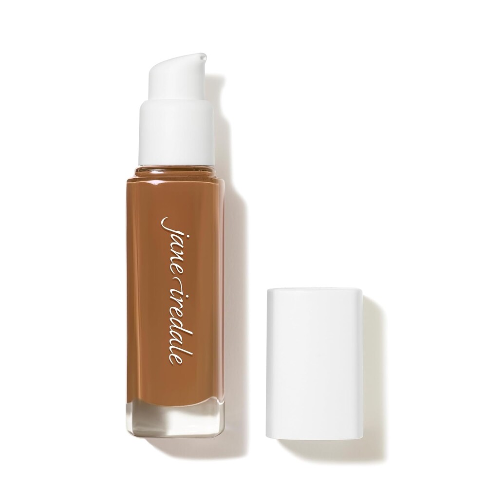 jane iredale Skintuition SPF 30 Radiance-Boosting Liquid Foundation, Perfects and Protects Skin, Medium Coverage, Natural Finish, Vegan, Cruelty-Free