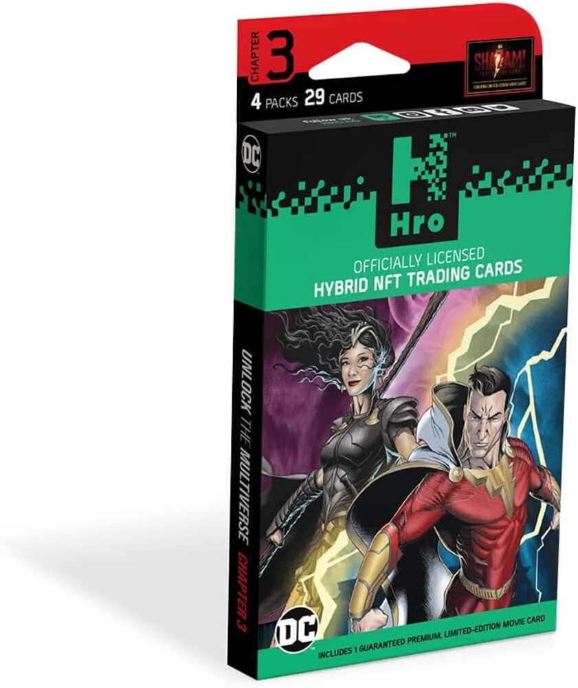 DC | HRO Chapter 3: 4-Pack Premium Booster Box, 29 Hybrid Digital Trading Cards
