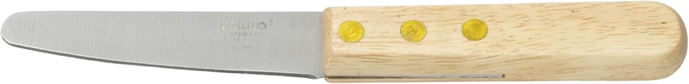 Winco KCL-3 7.5-Inch Oyster/Clam Knife with 3.5-Inch Blade, Medium, Stainless Steel, Tan