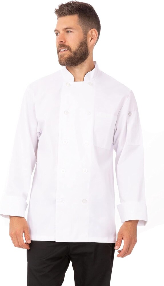 Chef Works Men's Le Mans Chef Coat