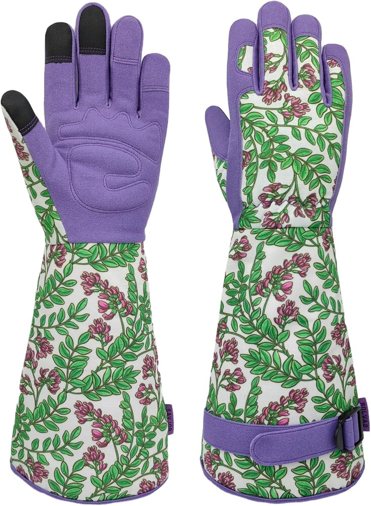Thorn-proof Gardening and Garden Gloves,Durable Long Rose Yard Work Glove,Gifts for Men Women,Touchscreen