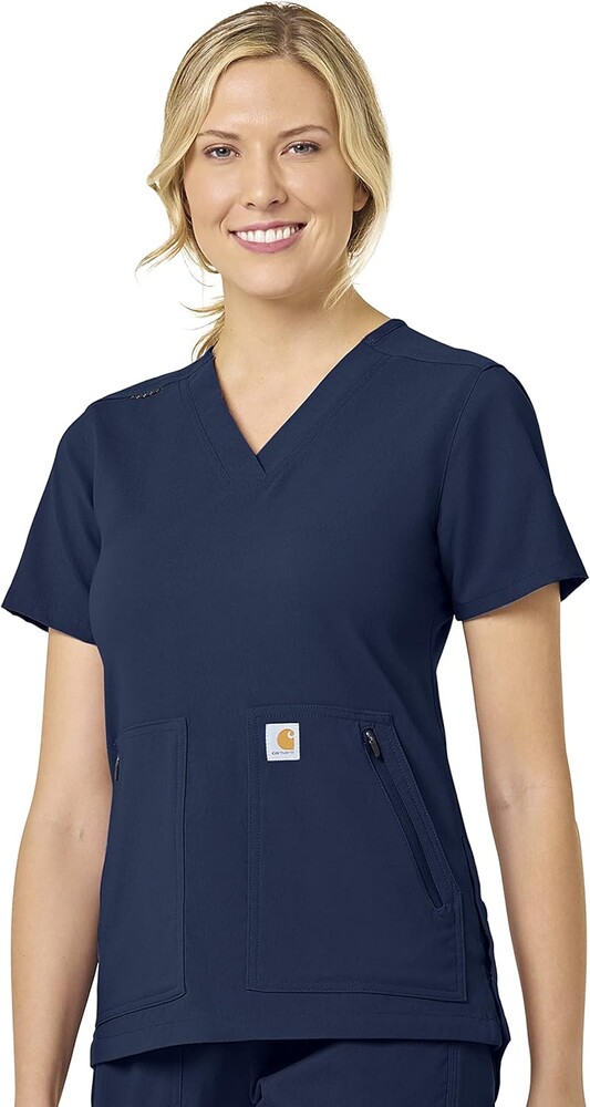 Carhartt Scrubs C12237 Women's Rugged Flex® Modern Fit 4-Pocket V-Neck