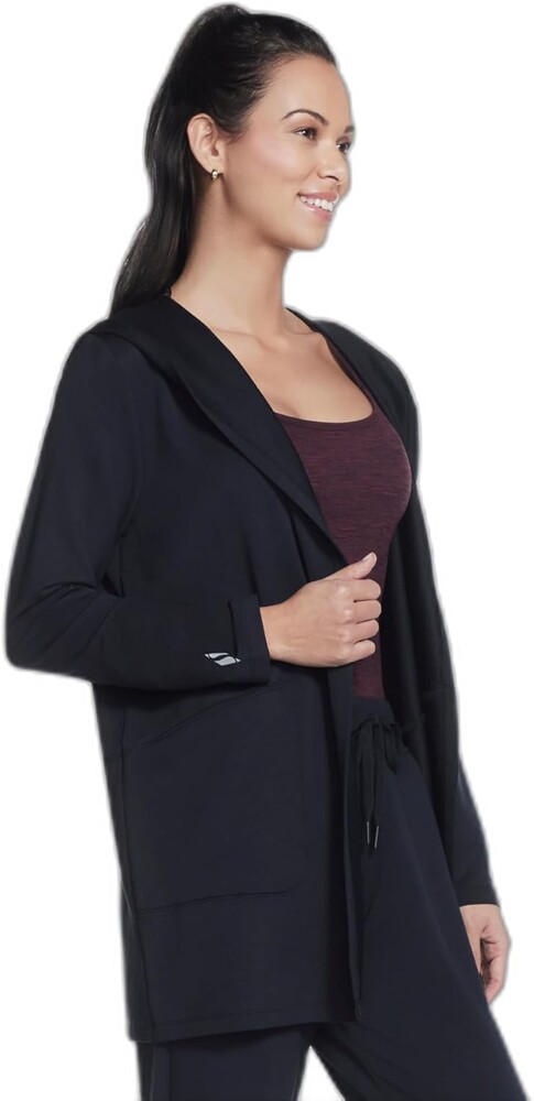 Skechers Womens Skechluxe Restful Hoodigan Hooded Cardigan