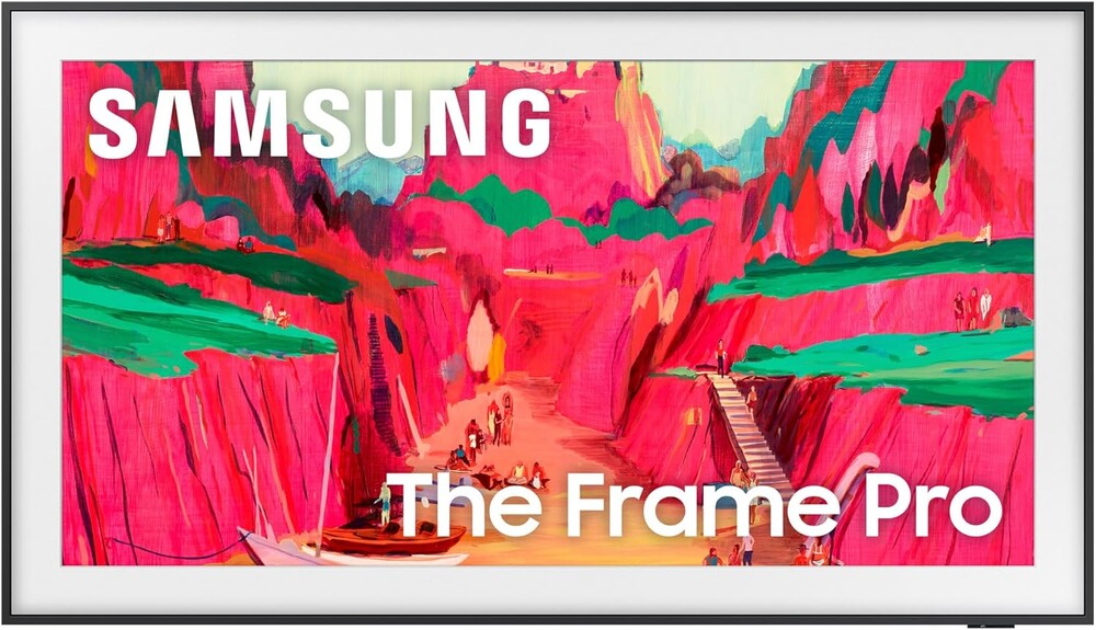 Samsung 75-Inch Class The Frame Pro LS03FW 4K Neo QLED Mini LED Smart TV (2025 Model) Slim Fit Wall Mount, Modern Frame Design, Wireless One Connect, NQ4 AI Gen3 Processor, Art Mode, Alexa Built-in