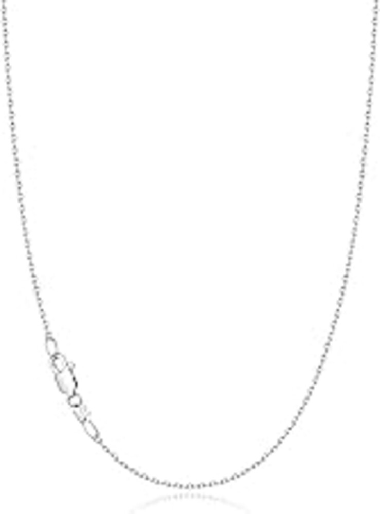Jewlpire 18k Gold Plated 925 Sterling Silver Chain Necklace for Women, 1.1mm Cable Chains Necklace Thin & Dainty & Sturdy Women's Chain Necklaces, 14/16/17/18/20/22/24 Inches