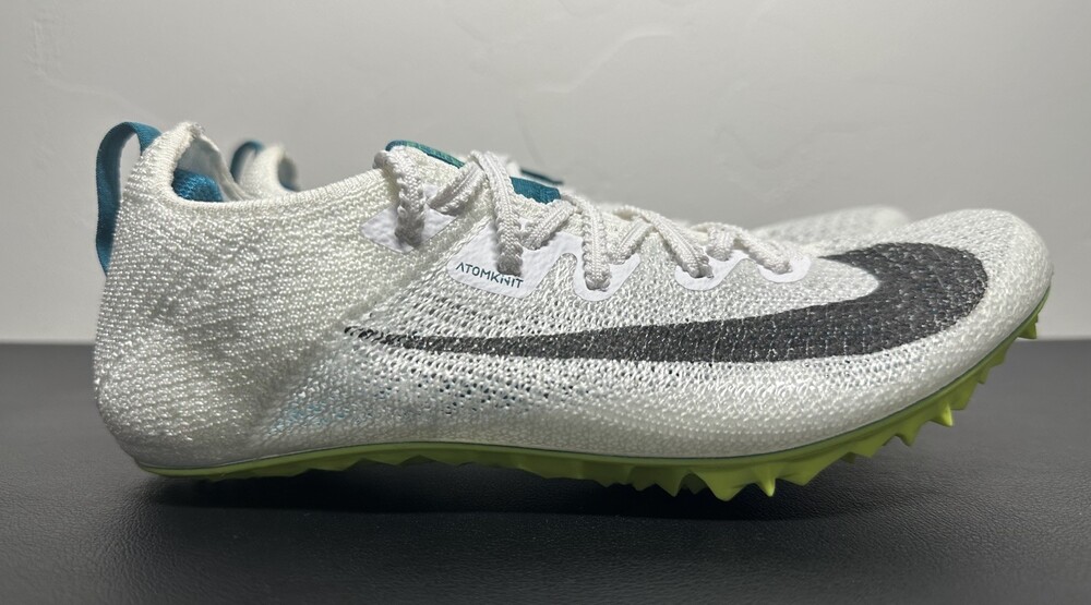 Nike Zoom Superfly Elite 2 Flyknit White Track Sprint Spikes FZ9662-100 Size 4