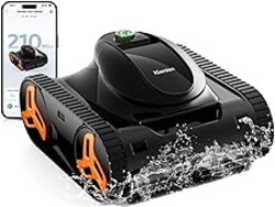 iGarden Robotic Pool Cleaner KN Series, 210-Min Runtime, Smart 3D Navigation, Full-Inverter Energy-Saving Tech, Cleans Floor, Wall & Waterline, for Above-Ground & Inground Pools