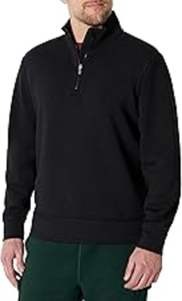Amazon Essentials Men's Active Sweat Relaxed-Fit Quarter Zip Pullover Sweatshirt