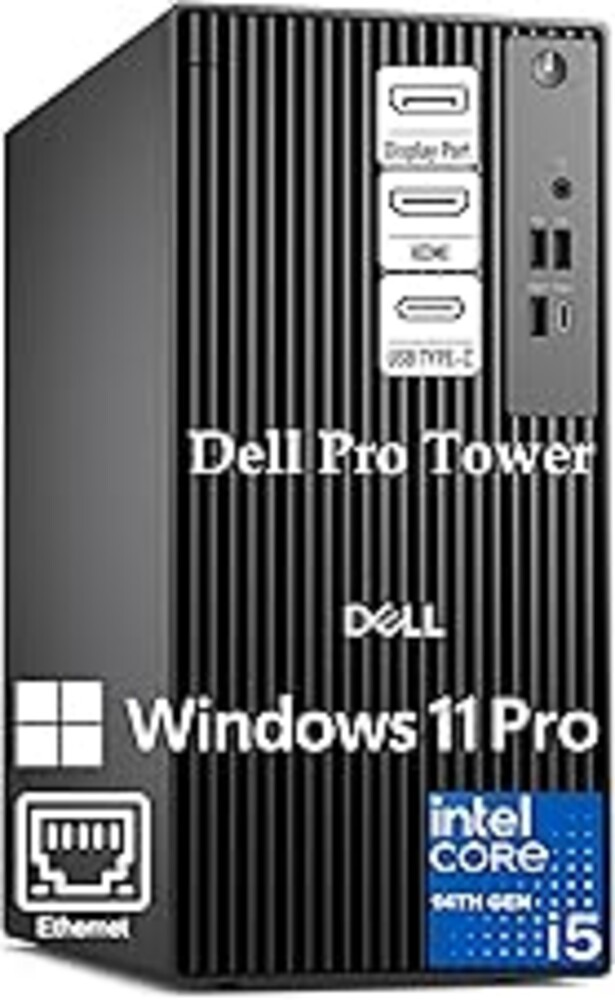 Dell Pro Tower Business Desktop, 14th Gen Intel Core i5-14500 vPro (14-Core/20T), 32GB DDR5 RAM, 1TB PCIe SSD, Intel UHD 770, Windows 11 Pro - for Professional Workstation & Business Productivity