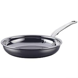 Hestan NanoBond Molecular Titanium Frying Pan, 8.5-Inch - PFAS-Free Stainless Steel Skillet, 4x Stronger, 1050°F Safe, Induction Compatible, Handcrafted Italy