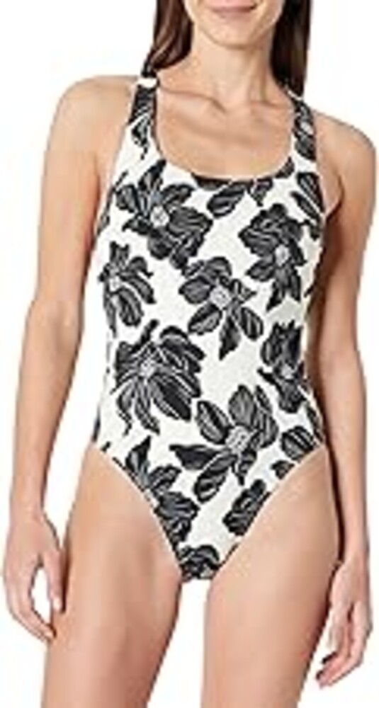 Amazon Essentials Women's Criss-Cross Back One-Piece Swimsuit