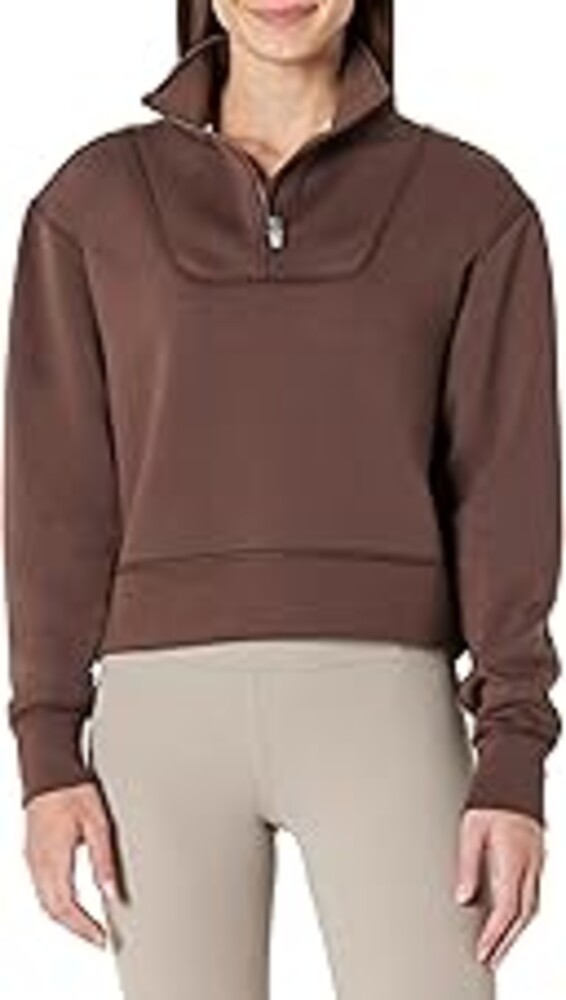 Amazon Essentials Women's Active Sweat Half Zip Pullover Sweatshirt