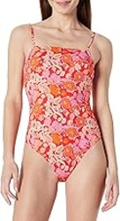 Amazon Essentials Women's Squareneck One-Piece Swimsuit