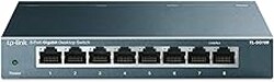 TP-Link 8 Port Gigabit Ethernet Network Switch - Ethernet Splitter | Plug & Play | Fanless | Sturdy Metal w/ Shielded Ports | Traffic Optimization | Unmanaged | Lifetime Protection (TL-SG108)