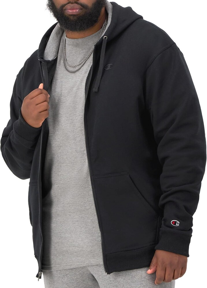 Champion mens Zip-up Hoodie, Comfortable Zip-up Hoodie Sweatshirt for Men (Reg. Or Big & Tall)