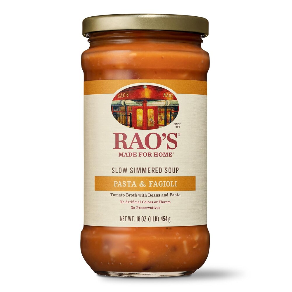 Rao's Homemade, Pasta Fagioli Soup, 16 Ounce, Pack of 6