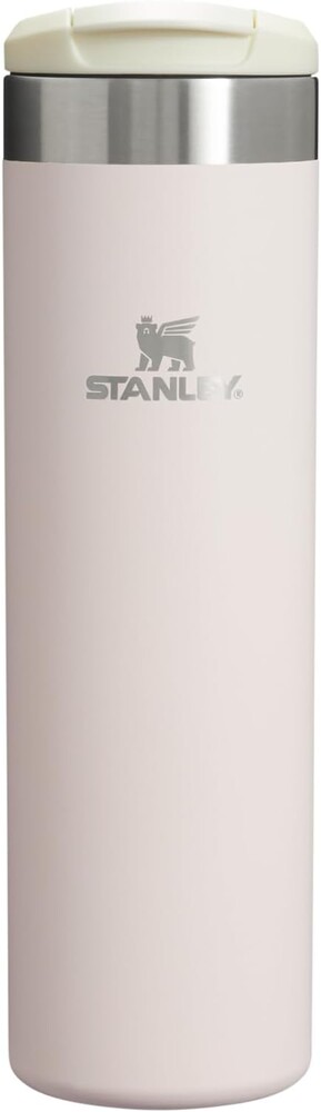 Stanley AeroLight Transit Bottle 20 oz | Locking Drink Through Lid | Leak Resistant Water Bottle or Coffee Travel Mug | Lightweight Insulated Stainless Steel | BPA-Free | Rose Quartz