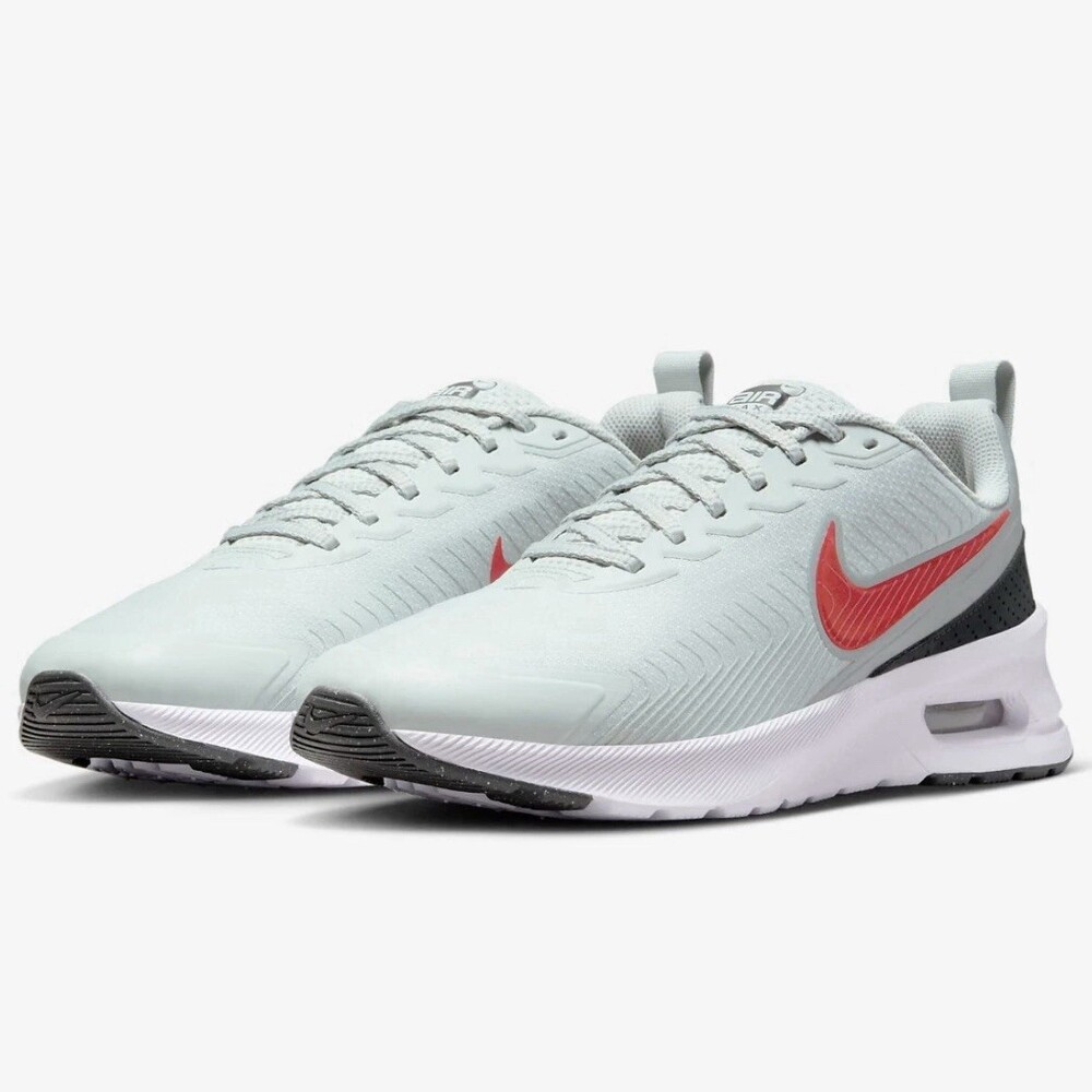 Nike Air Max Nuaxis Sneakers Shoes Light Silver Picante FD4329-006 Mens Size 13