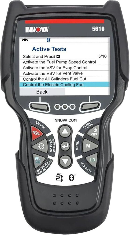 Innova 5610 OBD2 Bidirectional Scan Tool - Understand Your Vehicle, Pinpoint What's Wrong, and Complete Your Repairs with Less Headache, Updates Included, US-Based Technical Support