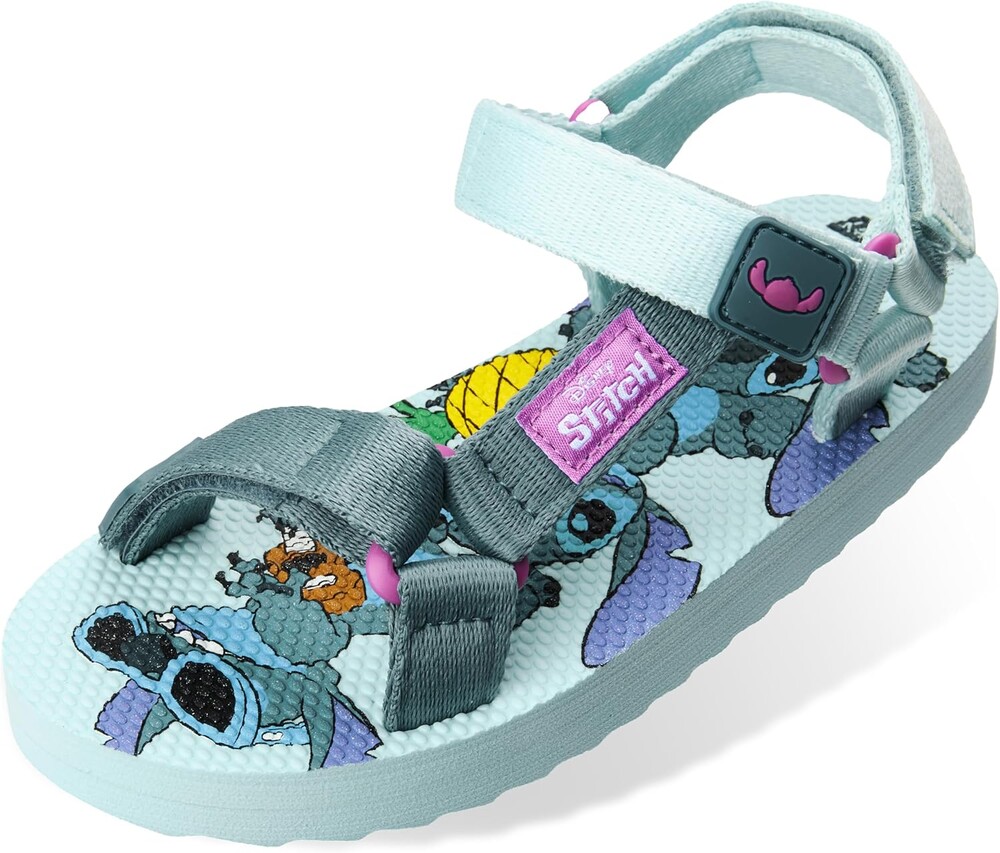 Disney Stitch Girls Sandals, Summer Shoes with Adjustable Straps - Stitch Gifts