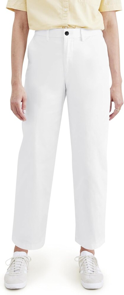Dockers Womens Straight Fit High Rise Weekend Chino Pants