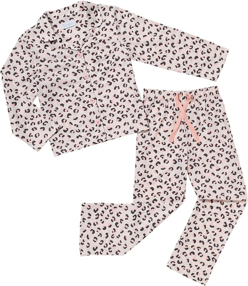 PajamaGram Pajamas for Kids - Kids Long Sleeve Button Down Pajamas with Pants