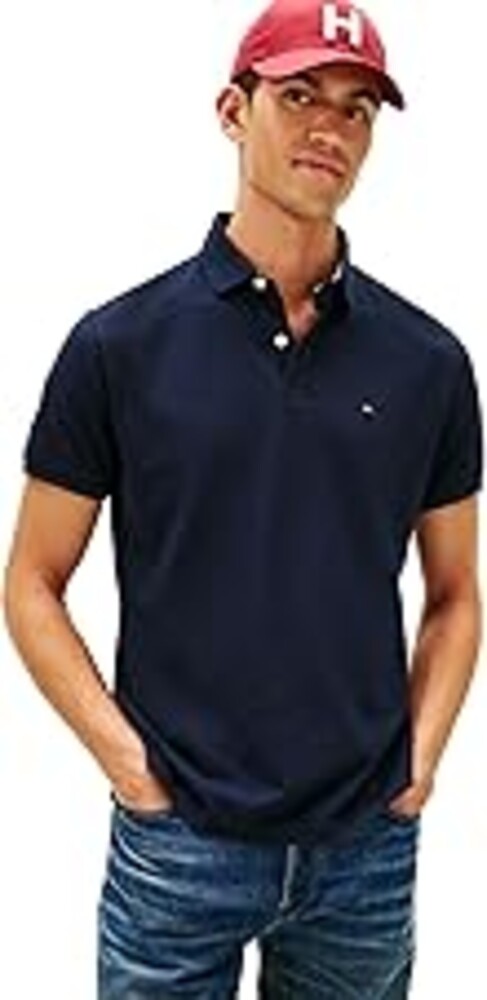 Tommy Hilfiger Mens Short Sleeve Cotton Pique Polo Shirt in Regular Fit