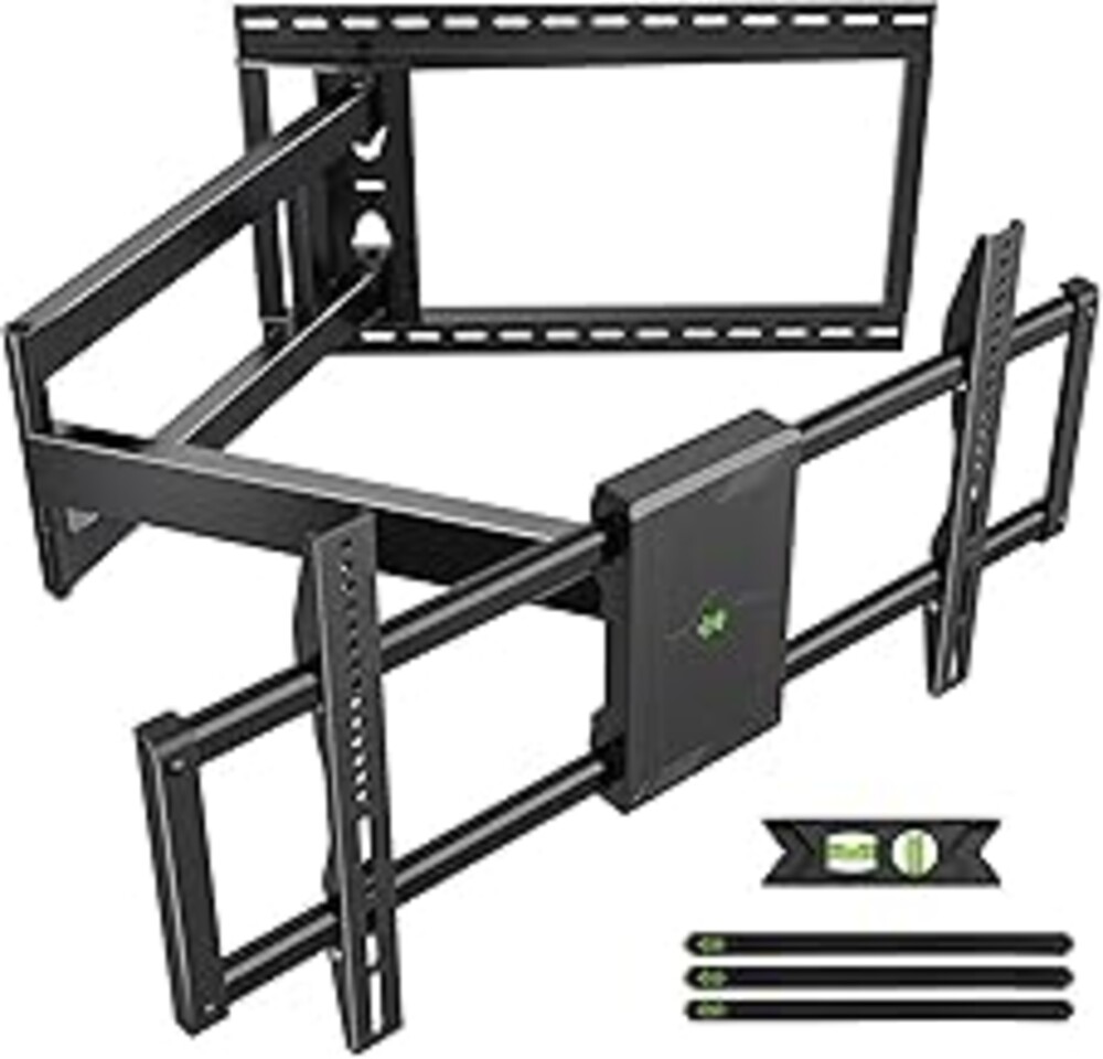 USX Mount Long Arm TV Wall Mount for Most 42-95 inch TV 40 Inch Extension Full Motion TV Mount，Pre-Assembled Wall Mount with Swivel and Tilt Up to 150lbs Fits 8″/12″/16″/24″ Studs VESA 800x400mm