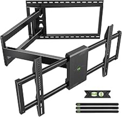 USX Mount Long Arm TV Wall Mount for Most 42-95 inch TV 40 Inch Extension Full Motion TV Mount，Pre-Assembled Wall Mount with Swivel and Tilt Up to 150lbs Fits 8″/12″/16″/24″ Studs VESA 800x400mm